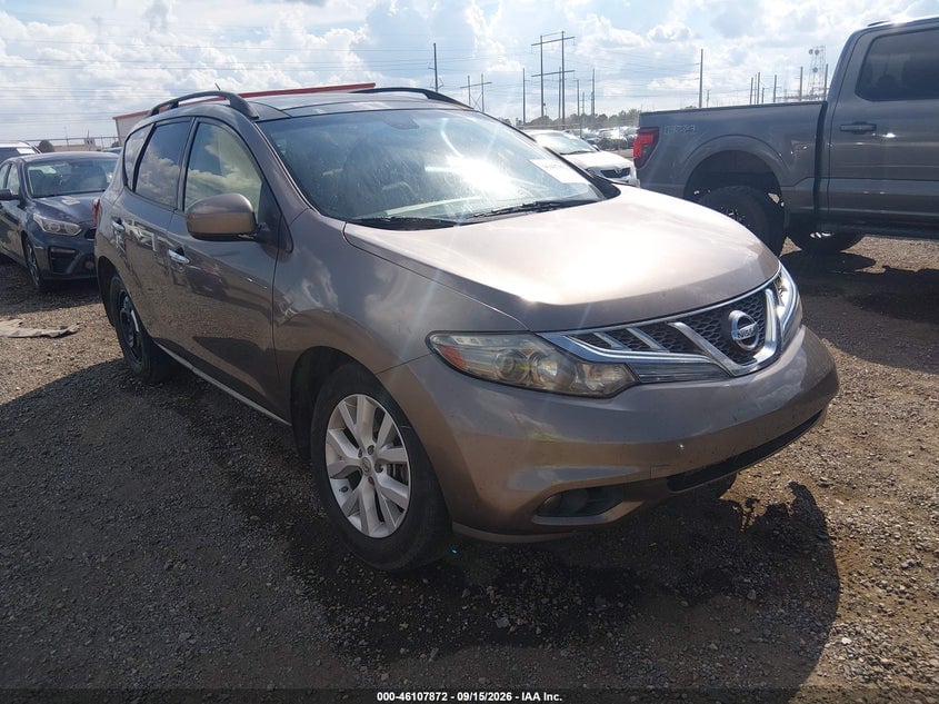 2012 NISSAN MURANO SL | JN8AZ1MU1CW118996 | UPCARS