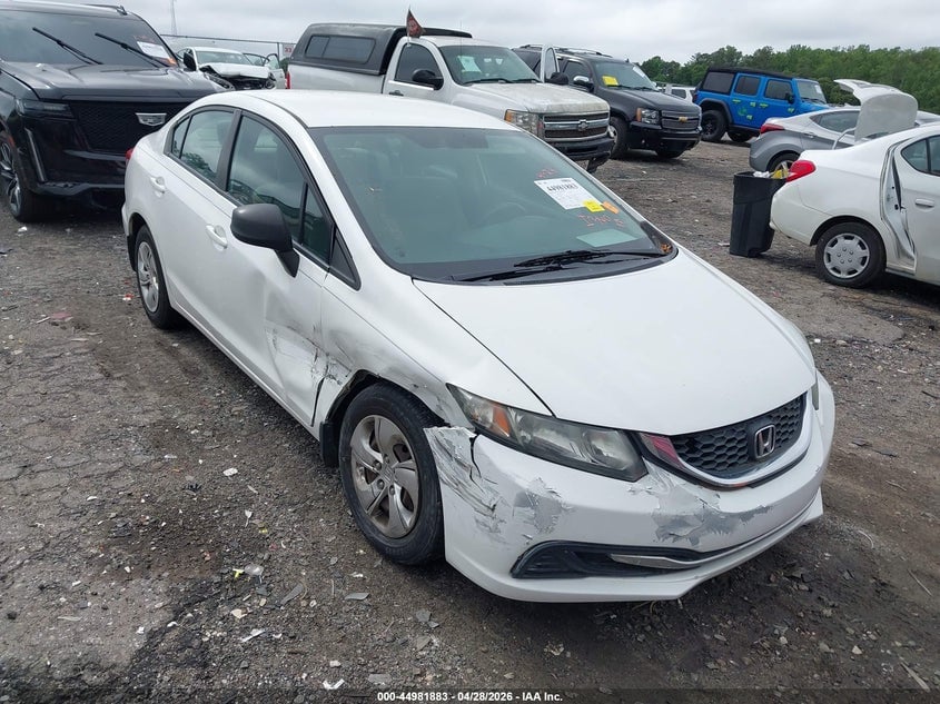 2014 HONDA CIVIC LX | 19XFB2F5XEE057954 | UPCARS