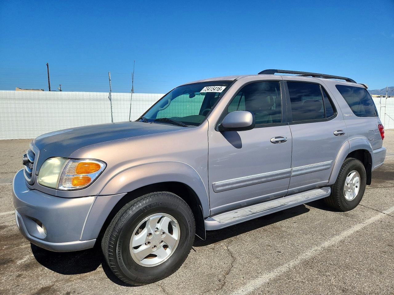 2002 TOYOTA SEQUOIA LIMITED | 5TDZT38A62S074407 | UPCARS