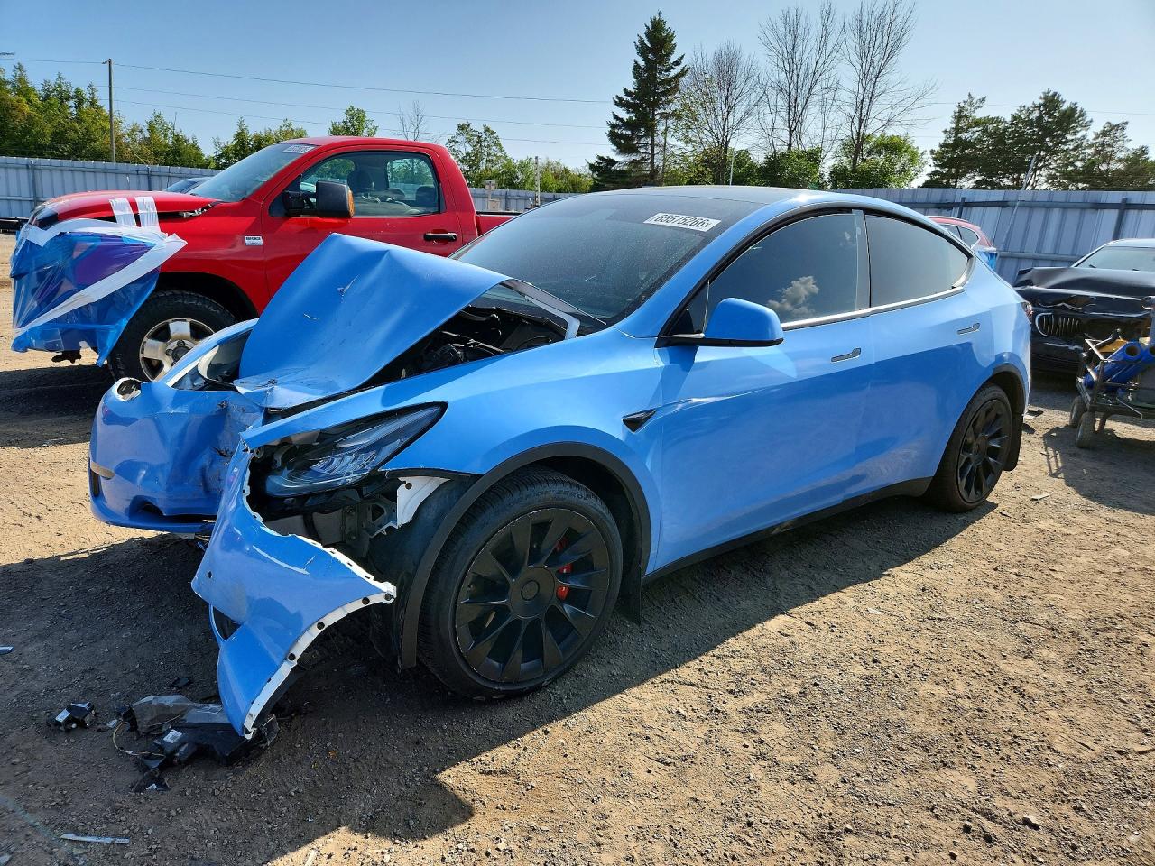 2021 TESLA MODEL Y | 5YJYGAEE8MF180280 | UPCARS