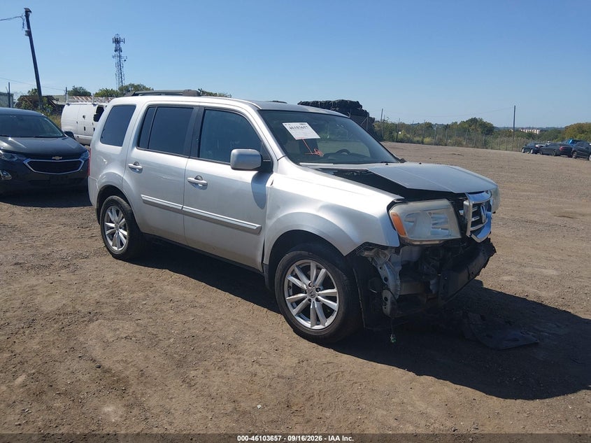 2013 HONDA PILOT EX-L | 5FNYF4H51DB017504 | UPCARS