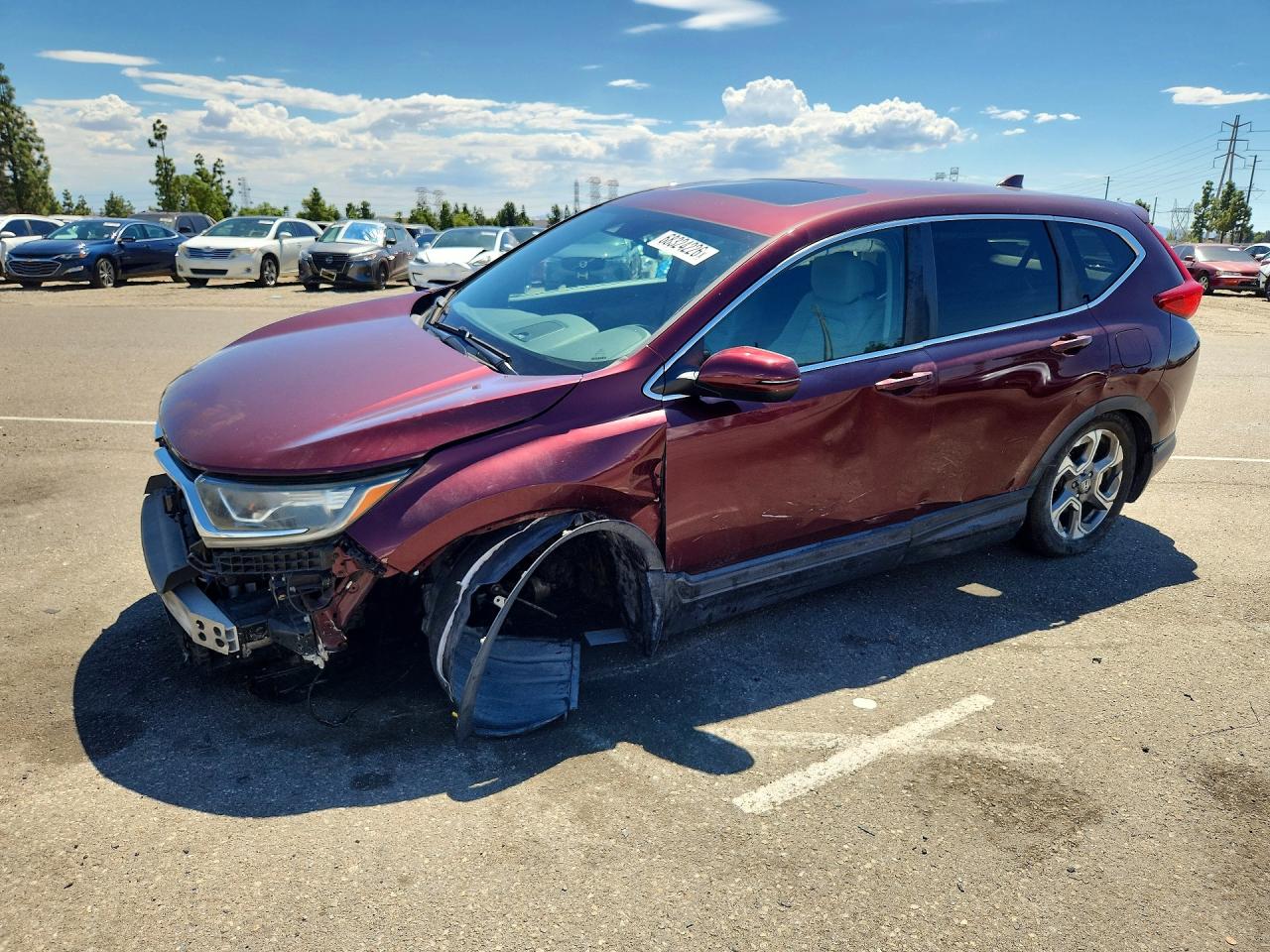 2017 HONDA CRV EX | 2HKRW1H51HH511825 | UPCARS