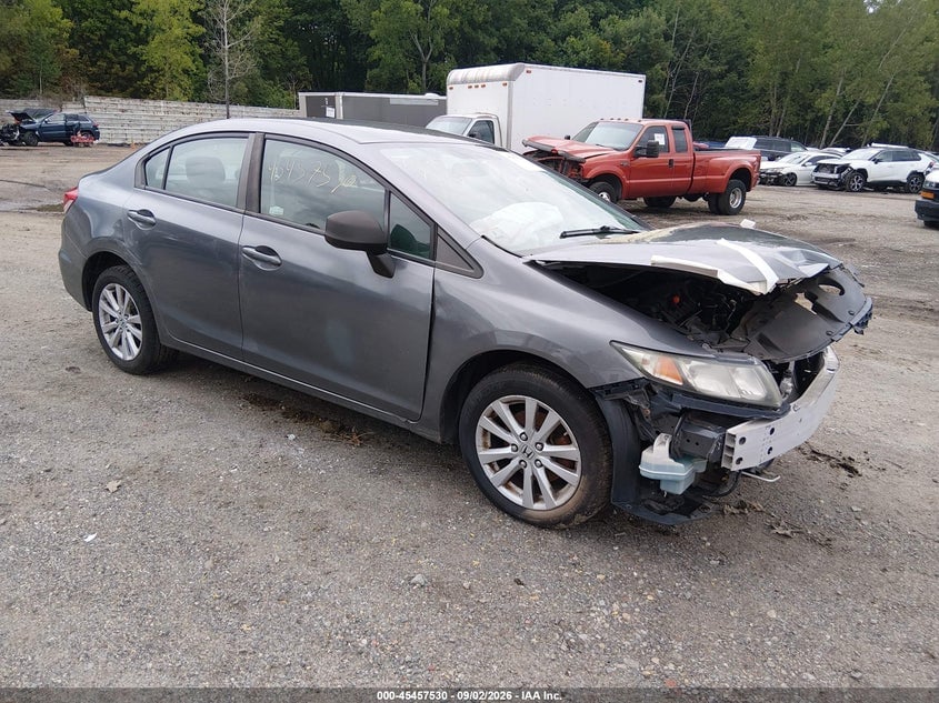 2013 HONDA CIVIC LX | 2HGFB2F54DH603135 | UPCARS