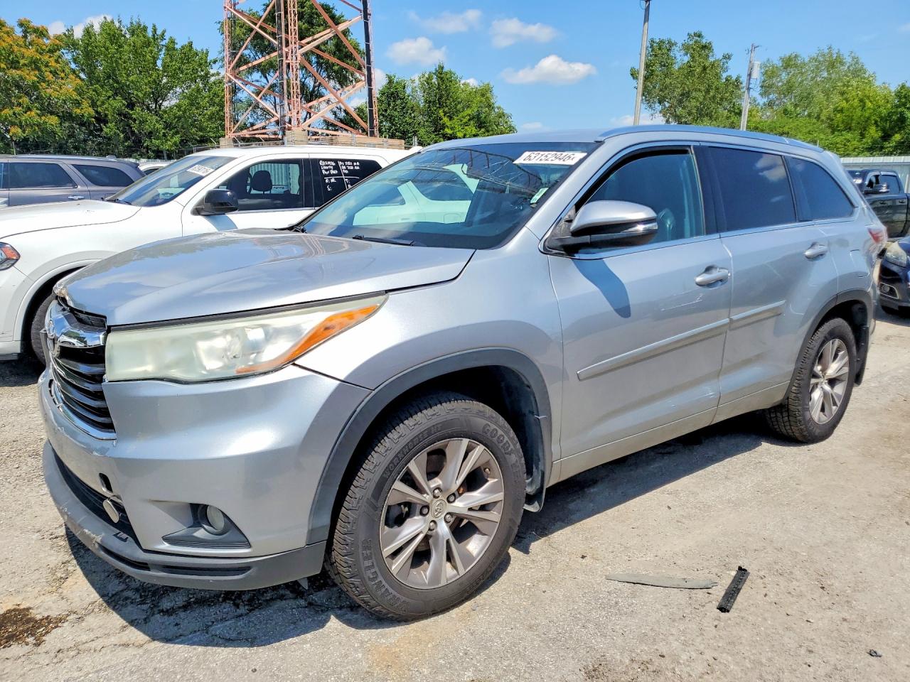2015 TOYOTA HIGHLANDER XLE | 5TDJKRFH7FS218958 | UPCARS