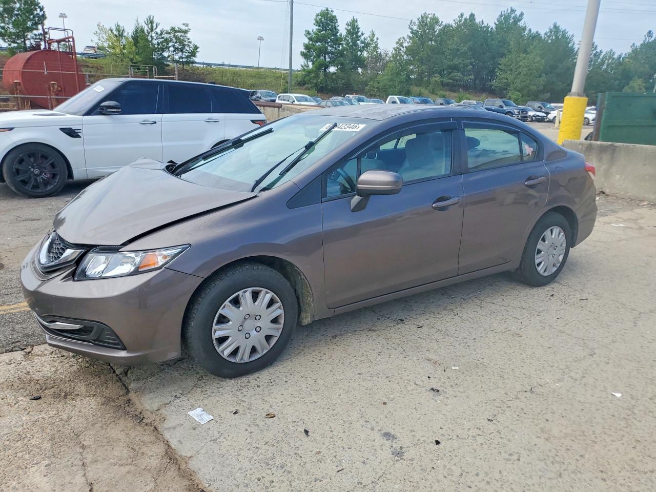 2014 HONDA CIVIC LX | 2HGFB2F56EH506844 | UPCARS