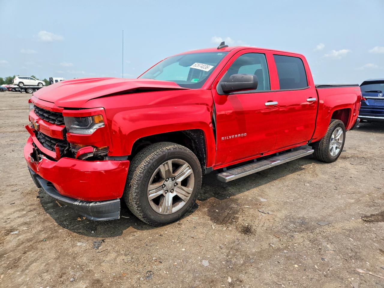 2018 CHEVROLET SILVERADO K1500 CUSTOM | 3GCUKPEC2JG239585 | UPCARS