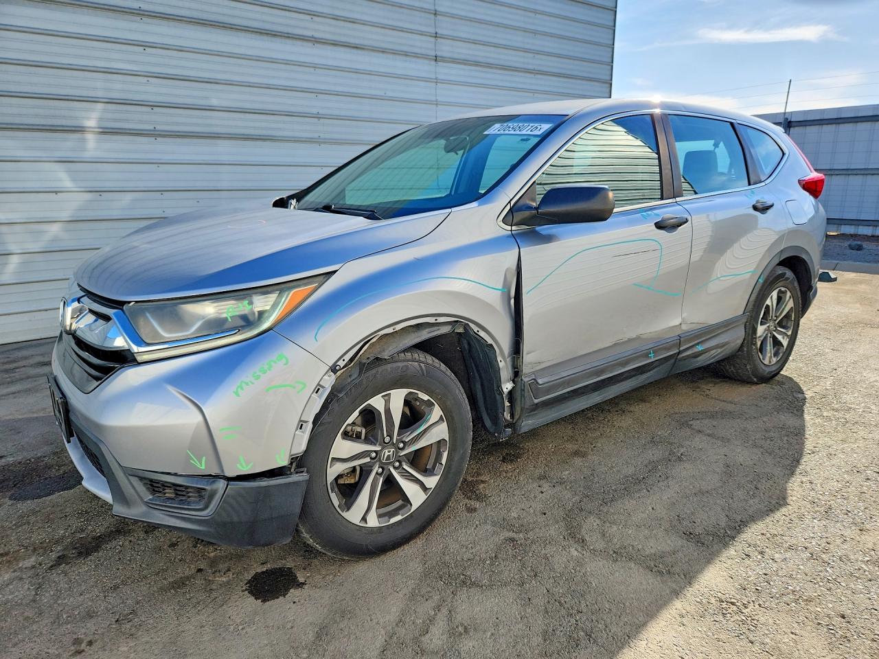 2017 HONDA CRV LX | 5J6RW5H37HL001152 | UPCARS