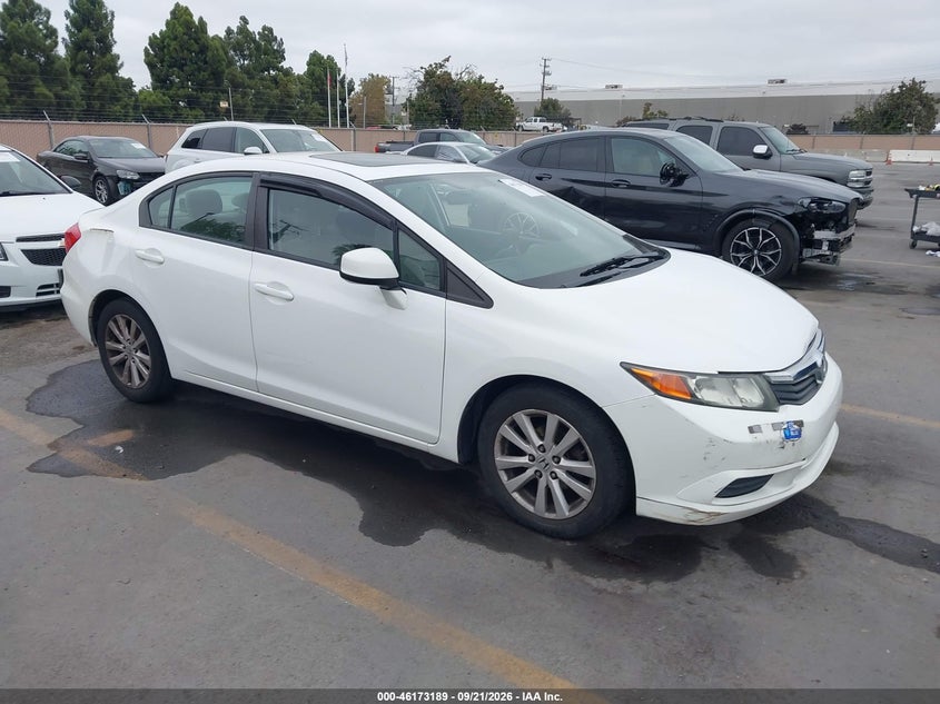 2012 HONDA CIVIC EX | 19XFB2F86CE388764 | UPCARS