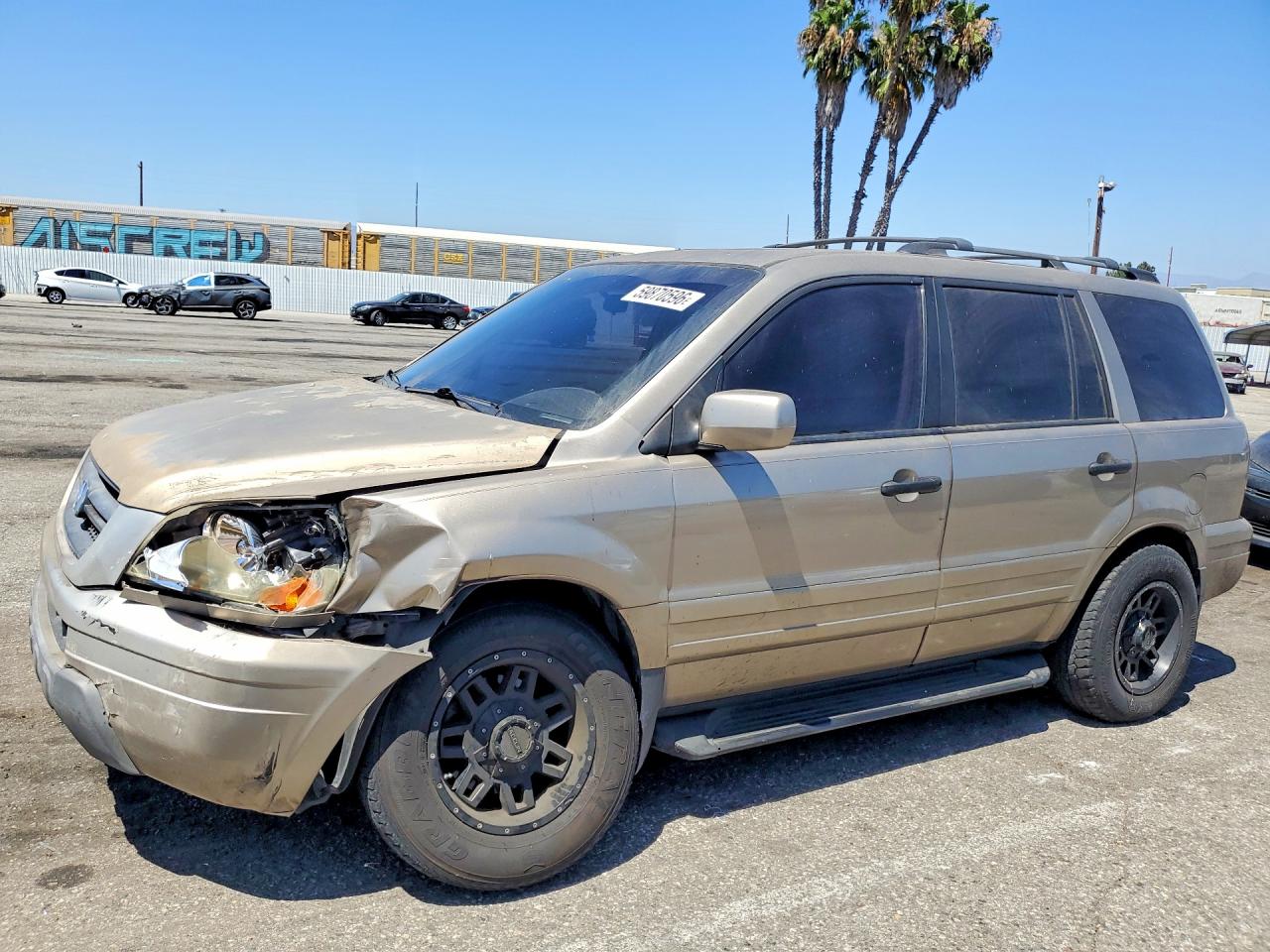 2005 HONDA PILOT EXL | 5FNYF18575B050491 | UPCARS