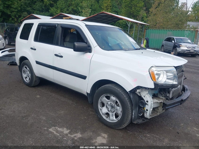 2013 HONDA PILOT LX | 5FNYF4H28DB077639 | UPCARS