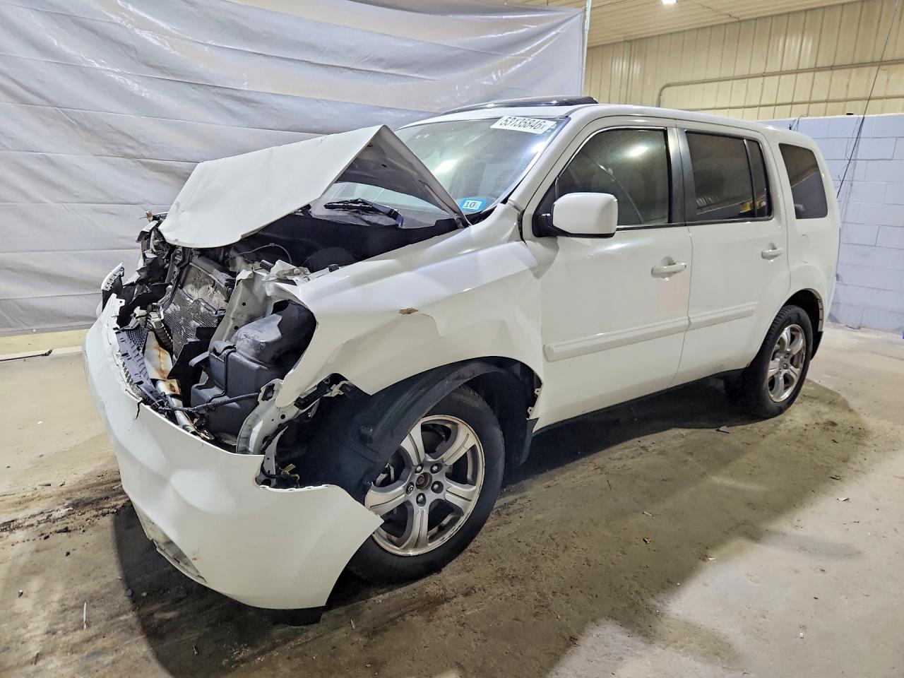 2013 HONDA PILOT EXL | 5FNYF4H55DB033303 | UPCARS