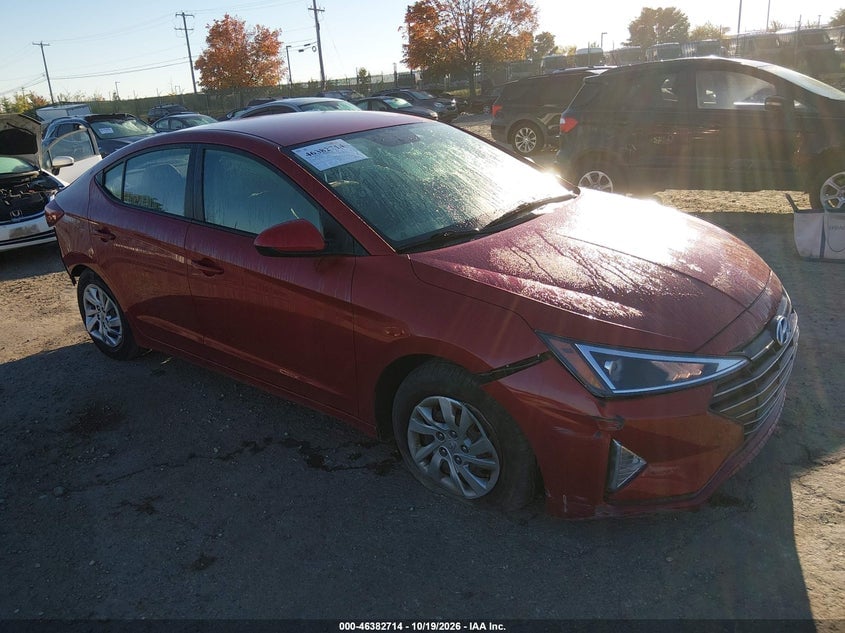 2019 HYUNDAI ELANTRA SE | KMHD74LFXKU806519 | UPCARS