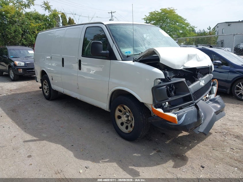2013 CHEVROLET EXPRESS 1500 WORK VAN | 1GCSGAFXXD1170459 | UPCARS