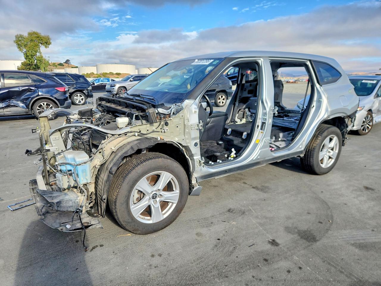 2022 TOYOTA HIGHLANDER LE | 5TDZZRAH1NS544730 | UPCARS