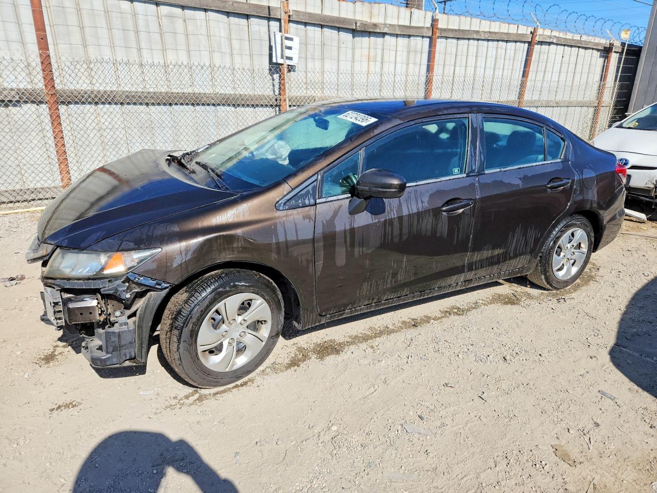 2014 HONDA CIVIC LX | 2HGFB2F57EH520798 | UPCARS