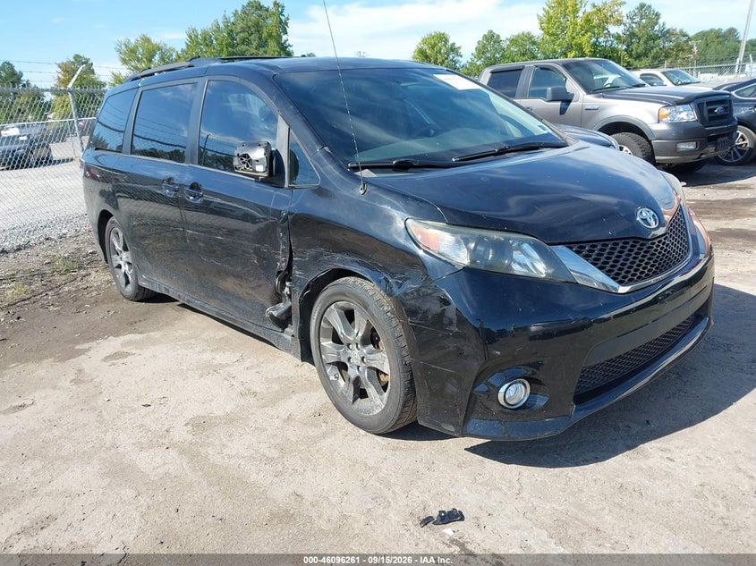 2012 TOYOTA SIENNA SE 8 PASSENGER | 5TDXK3DC1CS193727 | UPCARS