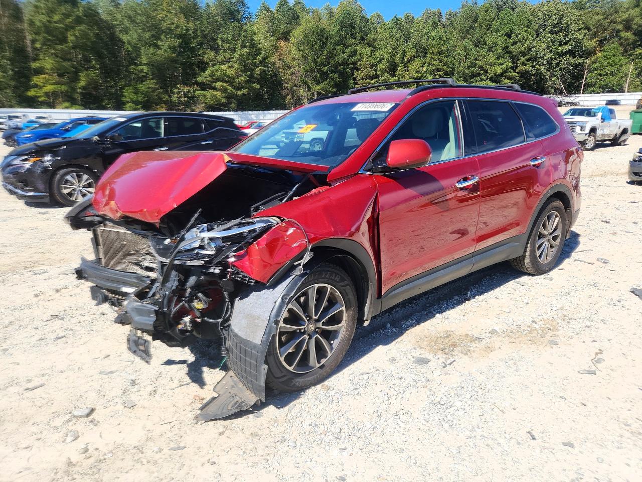 2017 HYUNDAI SANTA FE SE | KM8SMDHF0HU206125 | UPCARS
