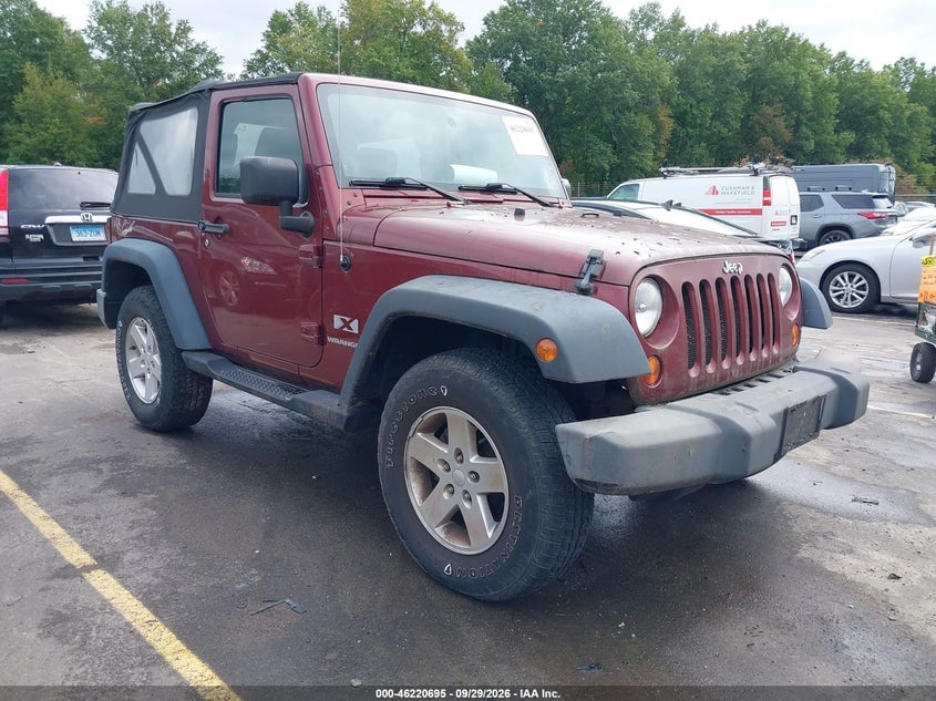 2008 JEEP WRANGLER X | 1J8FA24138L565593 | UPCARS