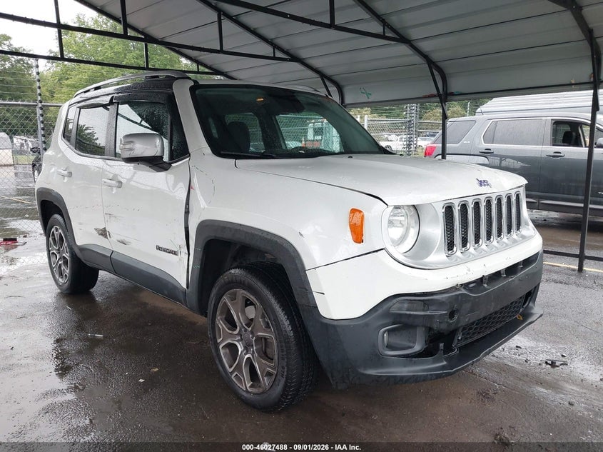 2016 JEEP RENEGADE LIMITED | ZACCJBDT1GPD32463 | UPCARS