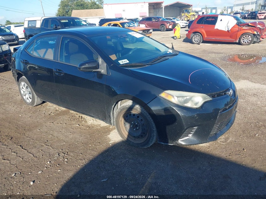 2015 TOYOTA COROLLA LE | 2T1BURHEXFC266724 | UPCARS