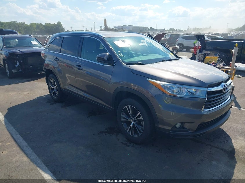 2016 TOYOTA HIGHLANDER XLE V6 | 5TDKKRFH2GS160151 | UPCARS