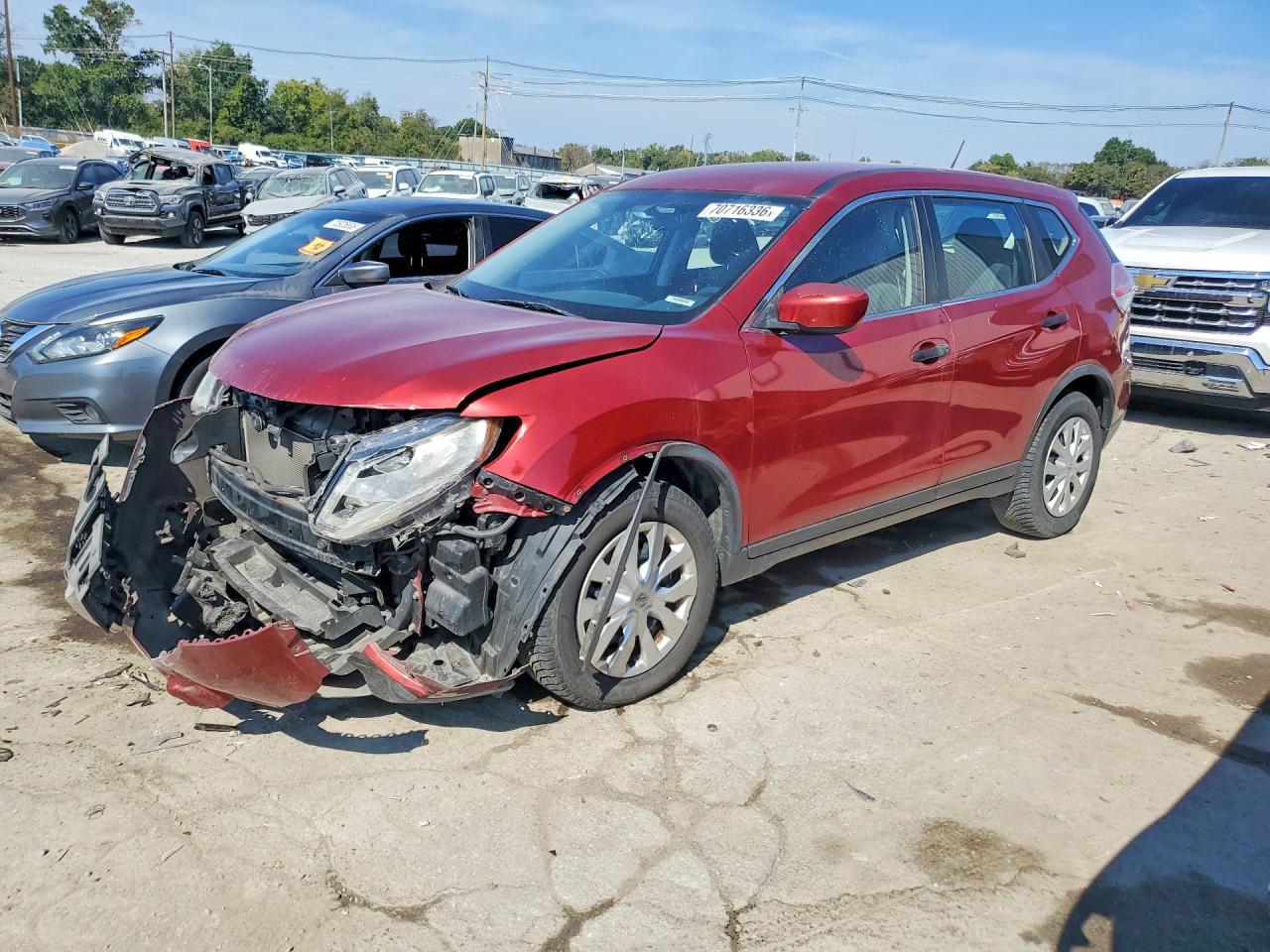 2016 NISSAN ROGUE S | KNMAT2MV4GP610112 | UPCARS