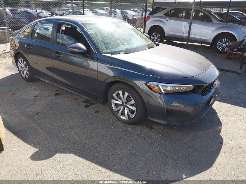 2026 HONDA CIVIC LX | 2HGFE2F20TH599550 | UPCARS