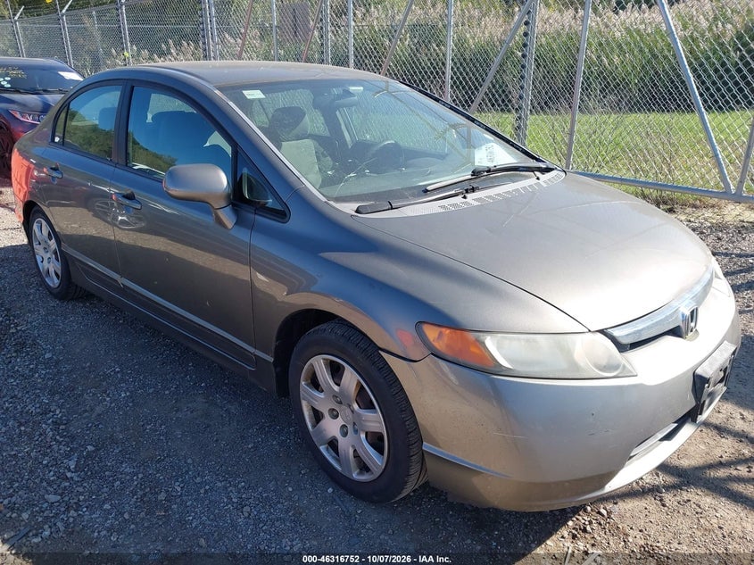 2007 HONDA CIVIC LX | 1HGFA16587L139416 | UPCARS