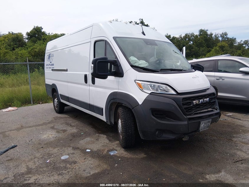 2023 RAM PROMASTER 3500 CARGO VAN HIGH ROOF 159 WB EXT | 3C6MRVJG3PE522257 | UPCARS