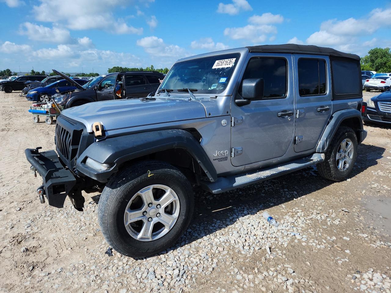 2018 JEEP WRANGLER SPORT | 1C4HJXDG9JW157301 | UPCARS