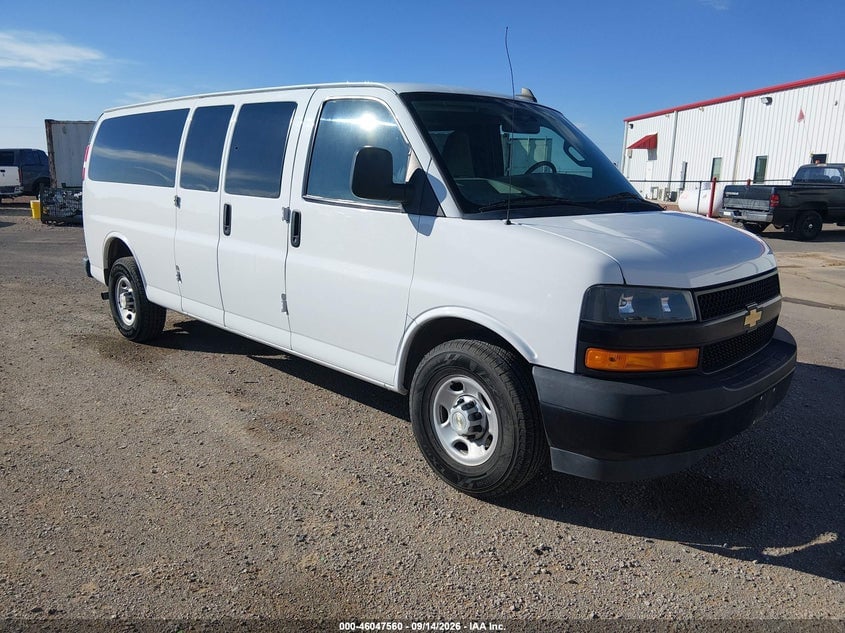 2020 CHEVROLET EXPRESS PASSENGE RWD 3500 EXTENDED WHEELBASE LS | 1GAZGNFP2L1258449 | UPCARS