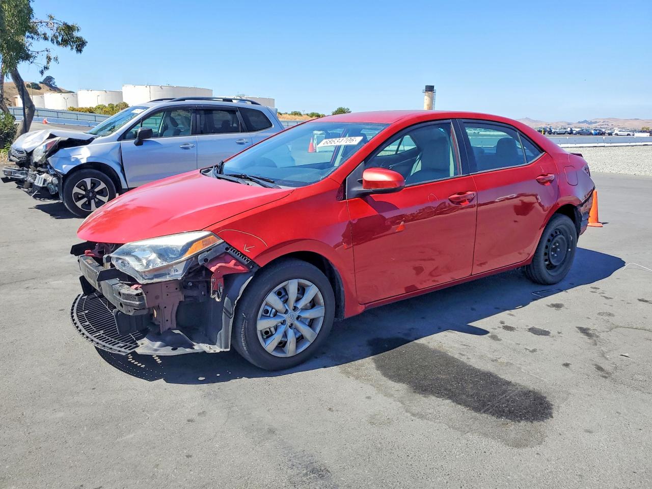 2015 TOYOTA COROLLA LE | 5YFBURHE4FP212710 | UPCARS