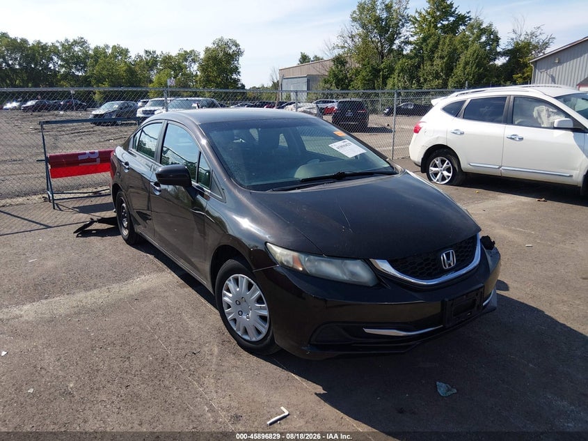 2014 HONDA CIVIC LX | 2HGFB2F5XEH542228 | UPCARS