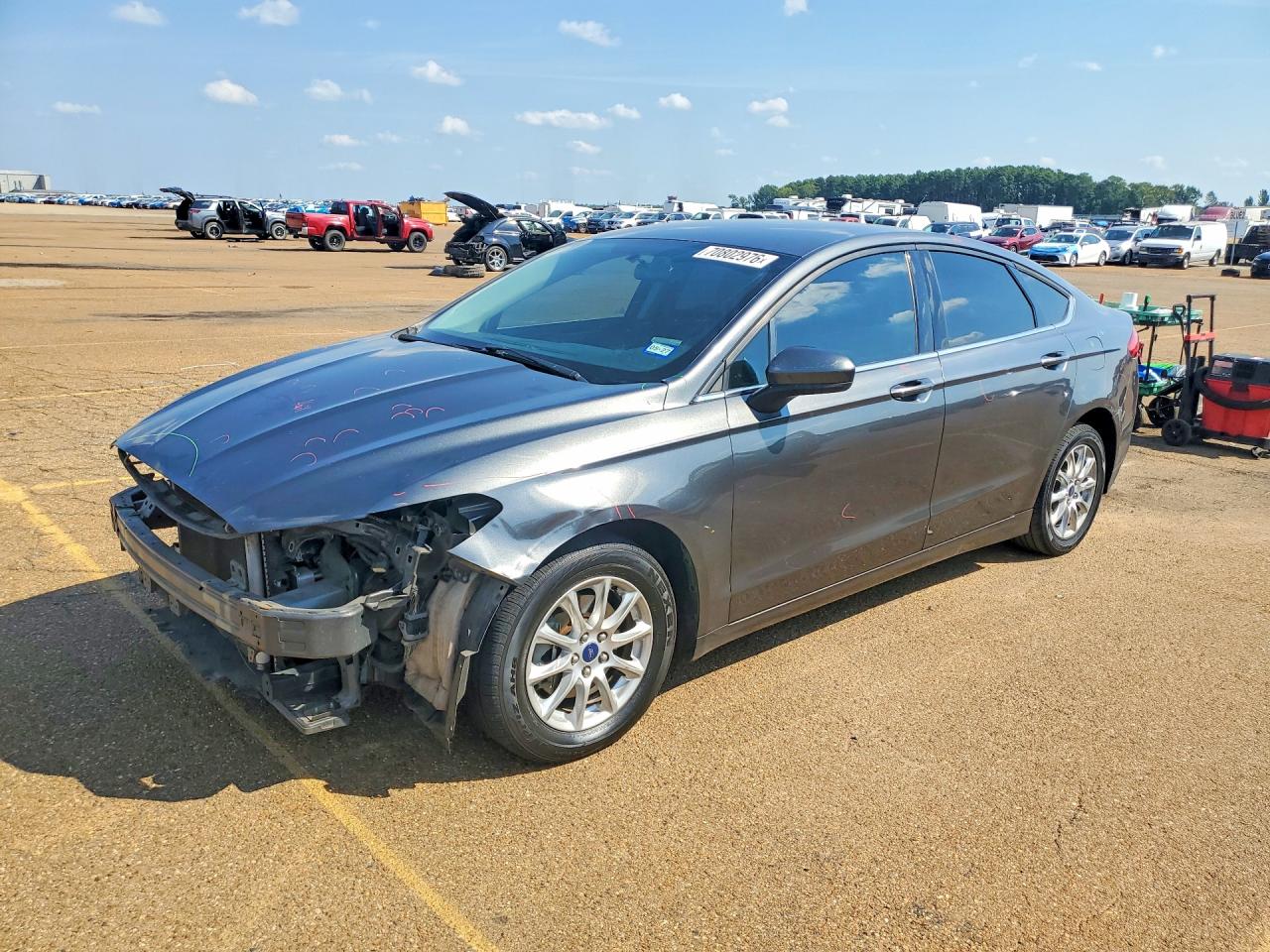 2017 FORD FUSION S | 3FA6P0G71HR274186 | UPCARS