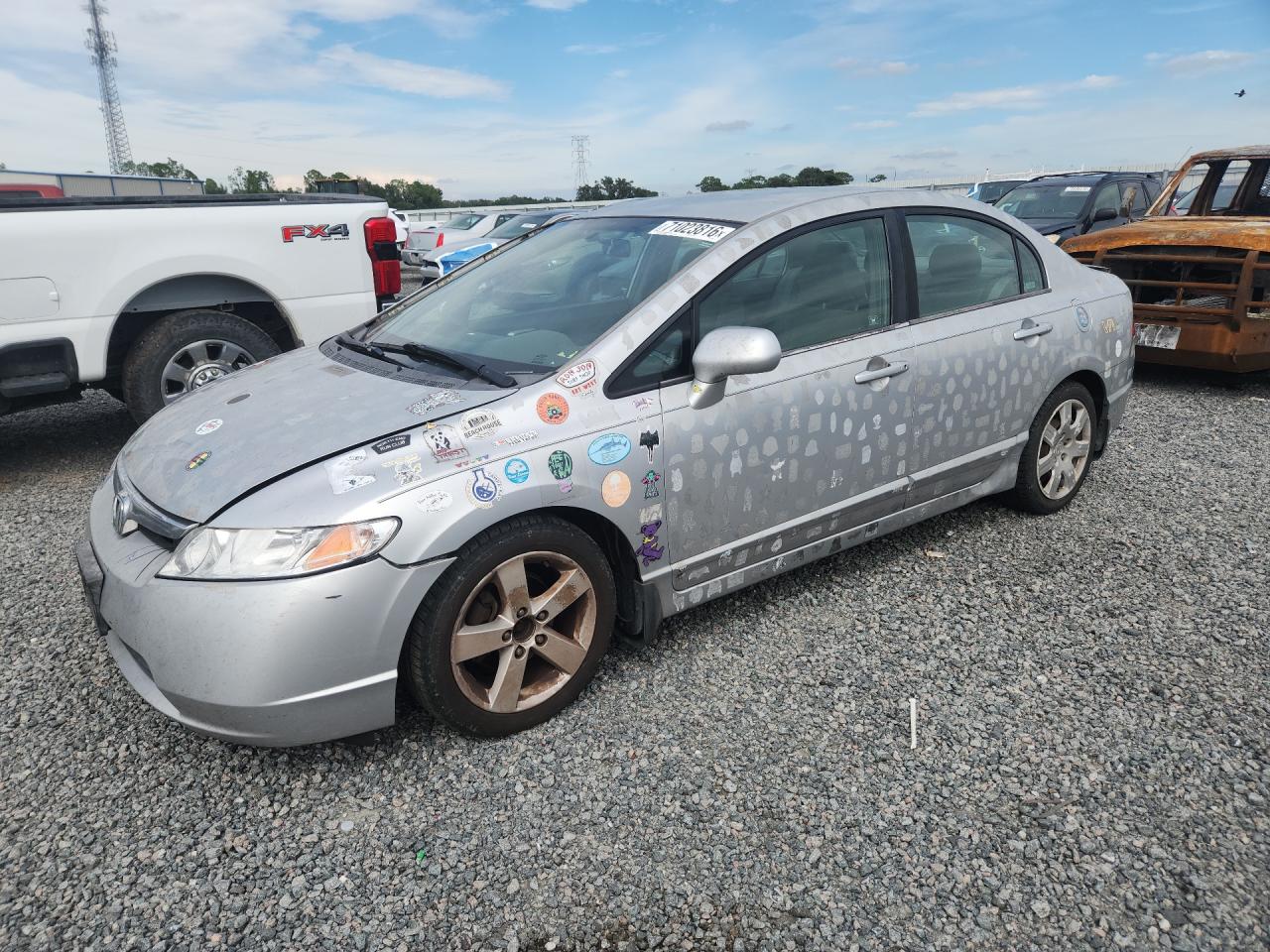 2006 HONDA CIVIC LX | 1HGFA165X6L027814 | UPCARS