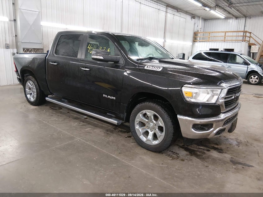 2019 RAM 1500 BIG HORN/LONE STAR  4X4 5'7 BOX | 1C6SRFFT9KN644287 | UPCARS