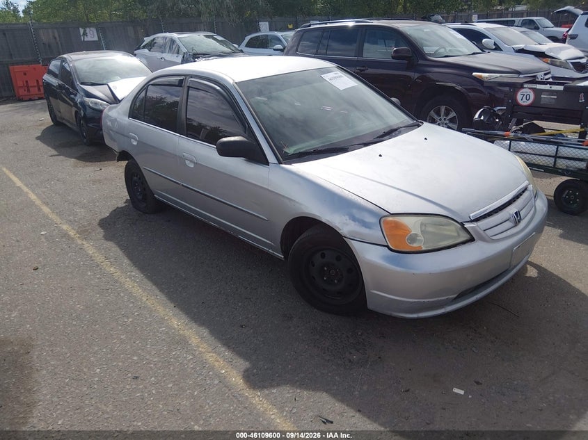 2002 HONDA CIVIC LX | 2HGES16512H582540 | UPCARS