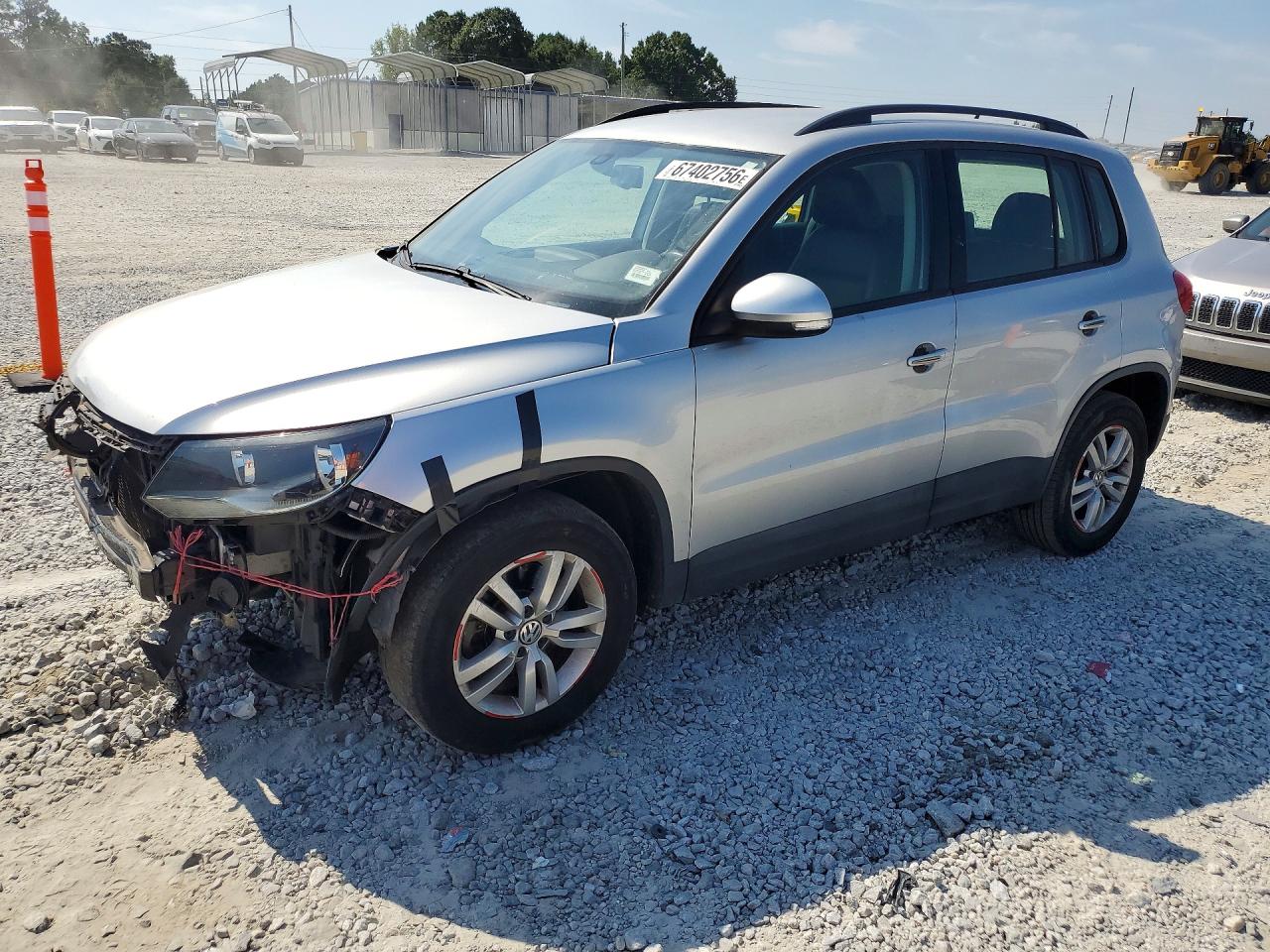 2016 VOLKSWAGEN TIGUAN S | WVGBV7AX6GW579304 | UPCARS