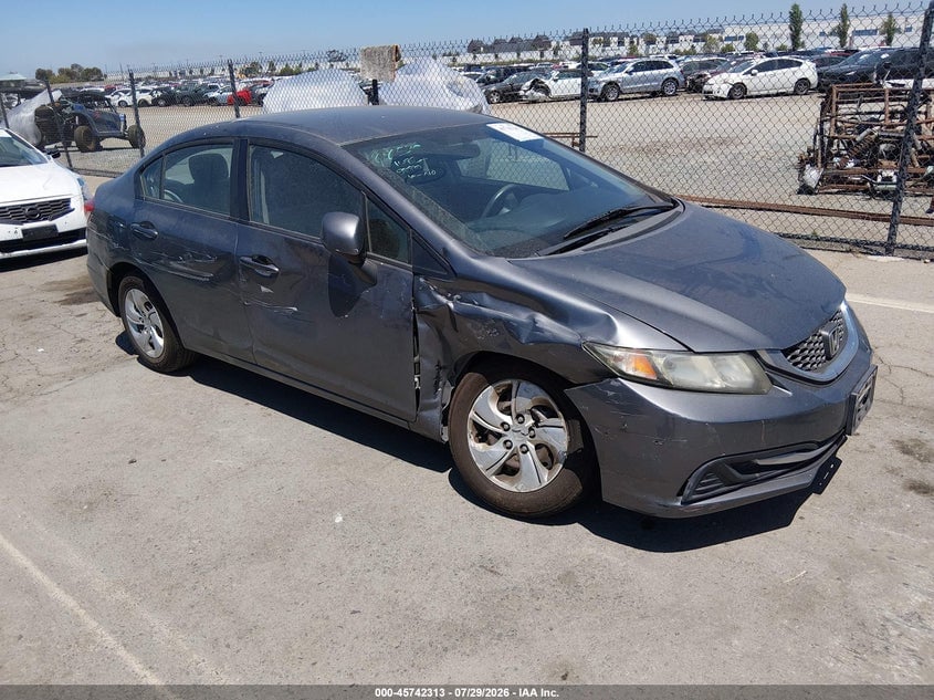 2013 HONDA CIVIC LX | 19XFB2F52DE094091 | UPCARS