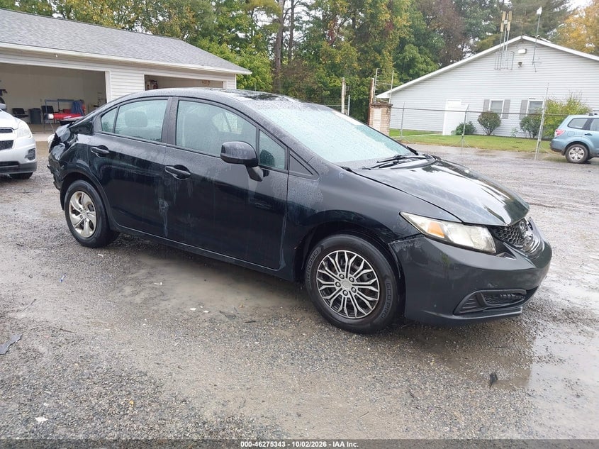2013 HONDA CIVIC LX | 19XFB2F54DE044552 | UPCARS