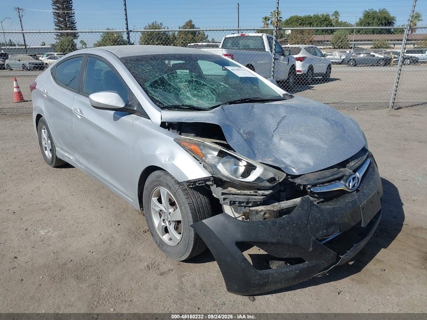 2014 HYUNDAI ELANTRA SE | 5NPDH4AE0EH477677 | UPCARS