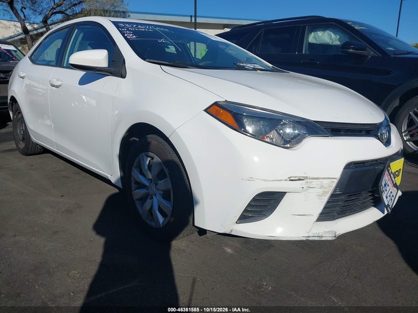 2016 TOYOTA COROLLA LE | 2T1BURHE9GC686332 | UPCARS