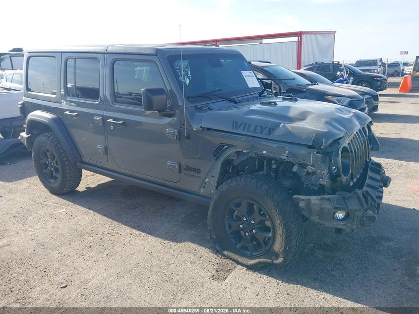 2021 JEEP WRANGLER UNLIMITED WILLYS 4X4 | 1C4HJXDM7MW524965 | UPCARS