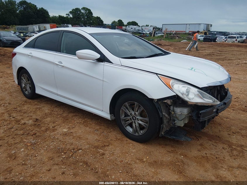 2014 HYUNDAI SONATA GLS | 5NPEB4AC0EH878733 | UPCARS