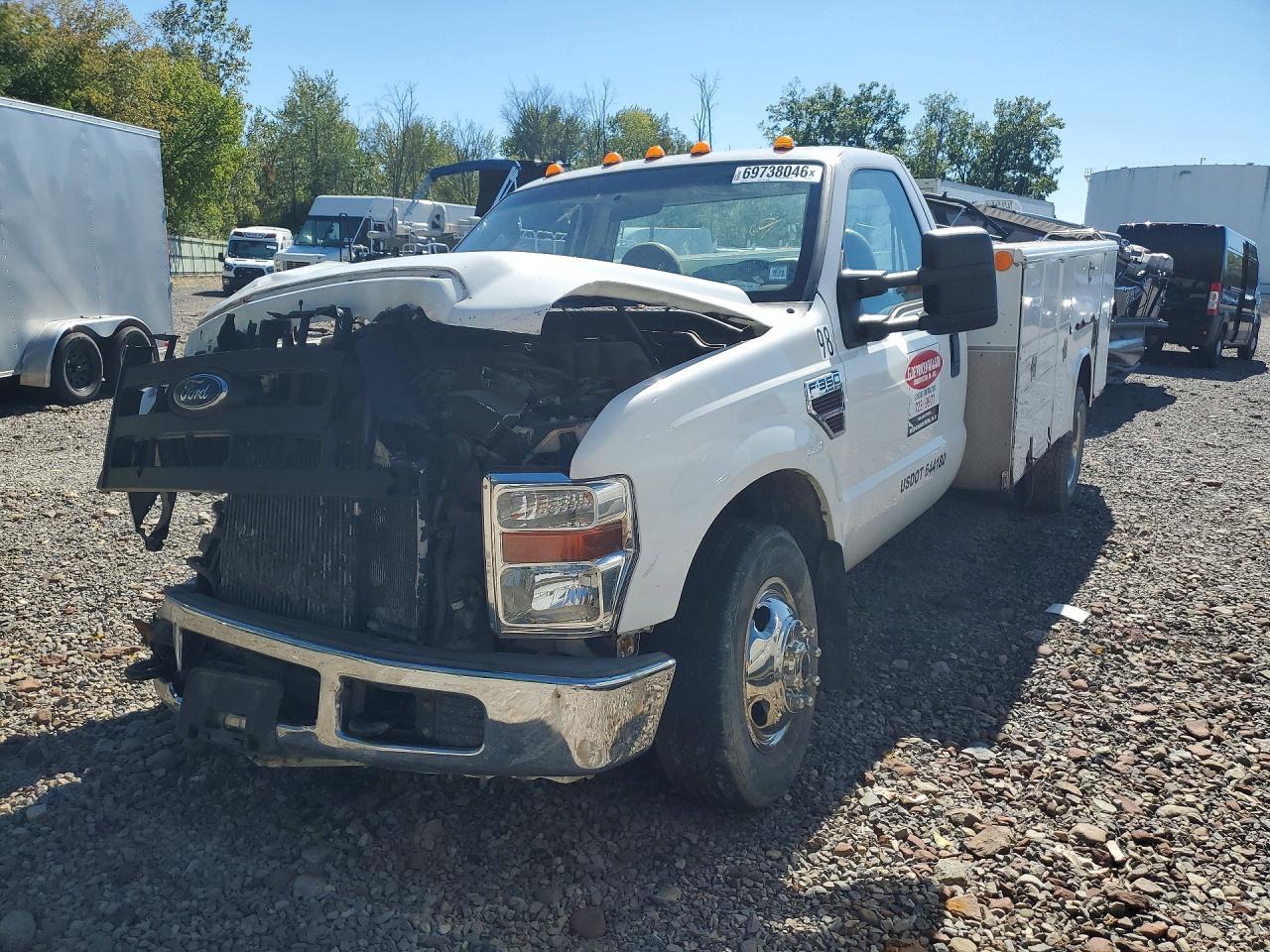 2008 FORD F350 SUPER DUTY | 1FDWF36R48EC45510 | UPCARS