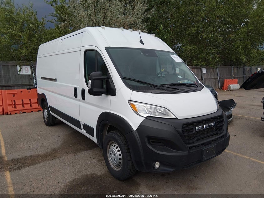 2025 RAM PROMASTER 2500 TRADESMAN HIGH ROOF 159 WB W/PASS SEAT | 3C6LRVDGXSE507285 | UPCARS