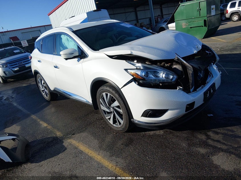 2015 NISSAN MURANO PLATINUM | 5N1AZ2MHXFN264954 | UPCARS