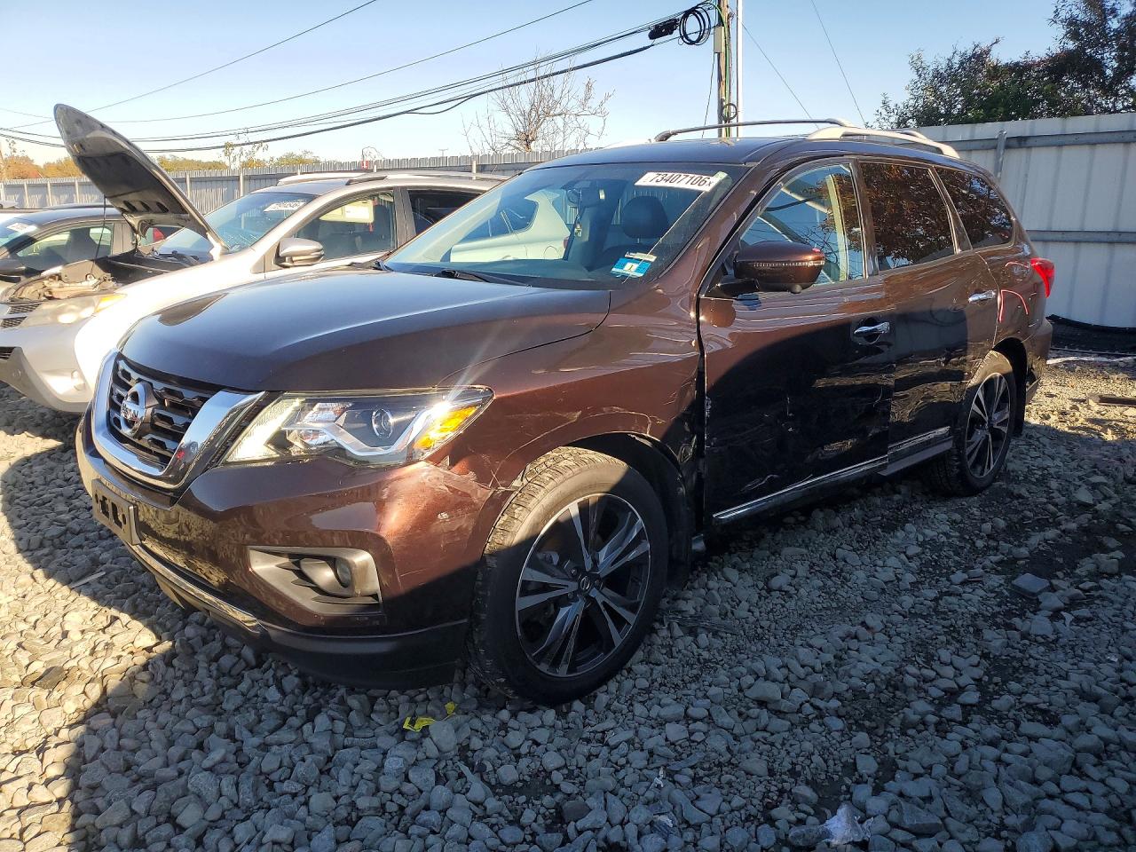 2020 NISSAN PATHFINDER PLATINUM | 5N1DR2DM3LC631498 | UPCARS