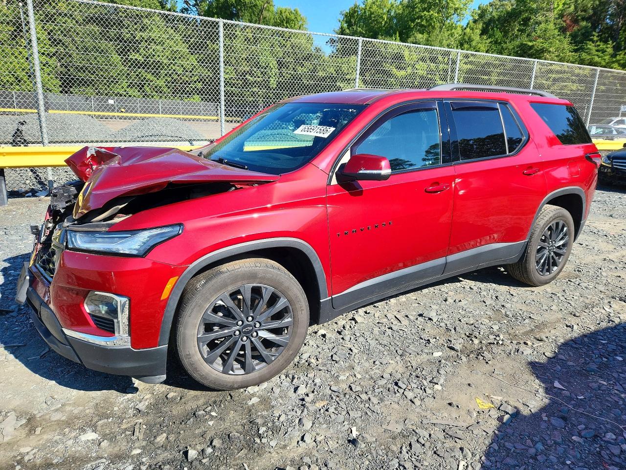 2022 CHEVROLET TRAVERSE RS | 1GNEVJKW8NJ146170 | UPCARS