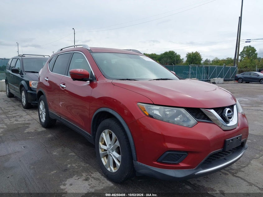 2016 NISSAN ROGUE SV | KNMAT2MV6GP608328 | UPCARS